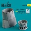 RESKIT RSU32-0158 F-14D Tomcat open exhaust nozzles for Trumpeter kit (3D Printed) 1/32
